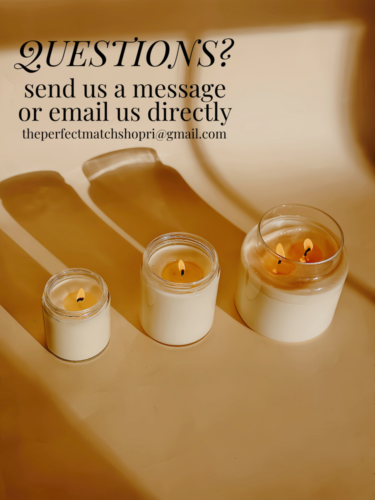 three candles sitting on top of a table next to each other