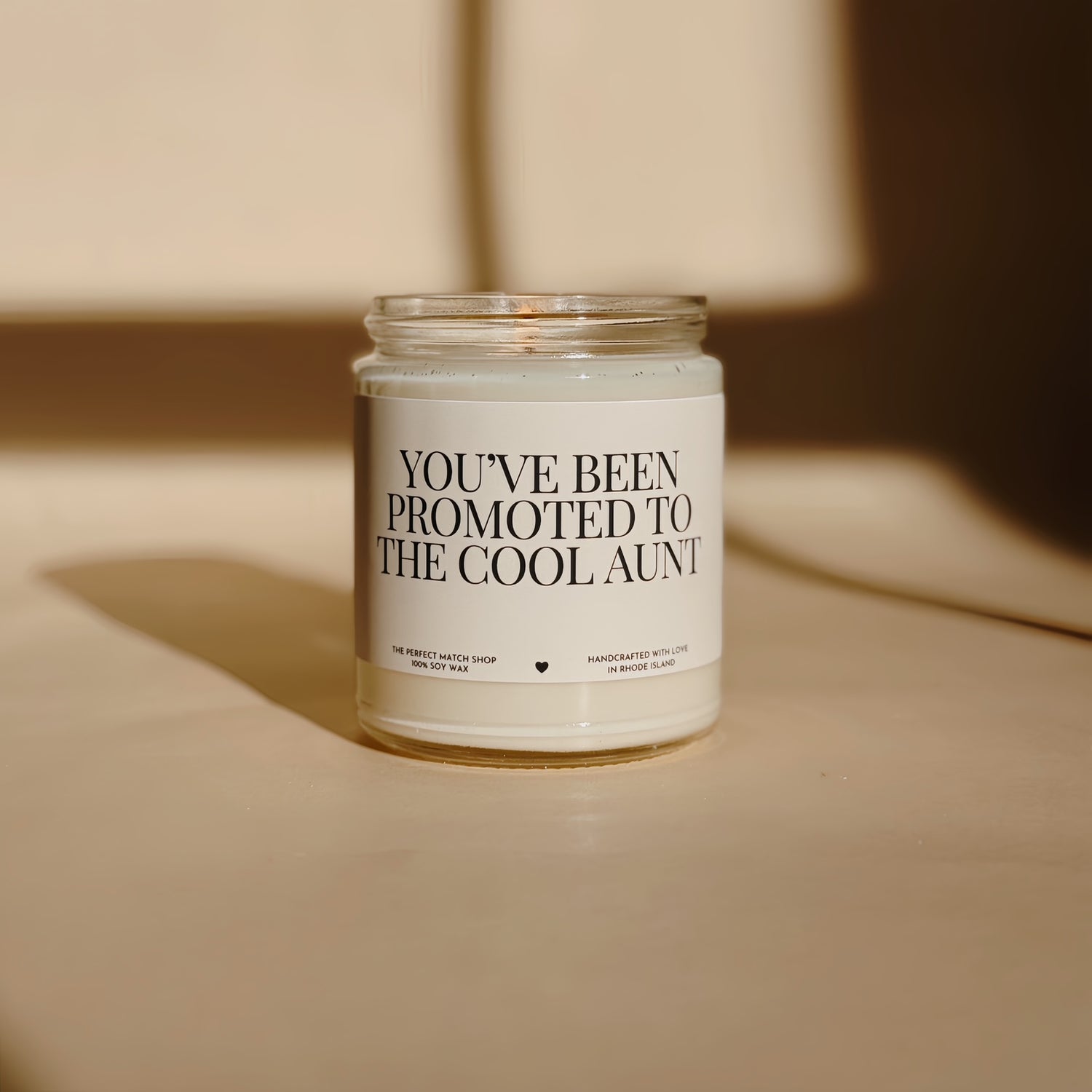 You've been promoted to the cool aunt