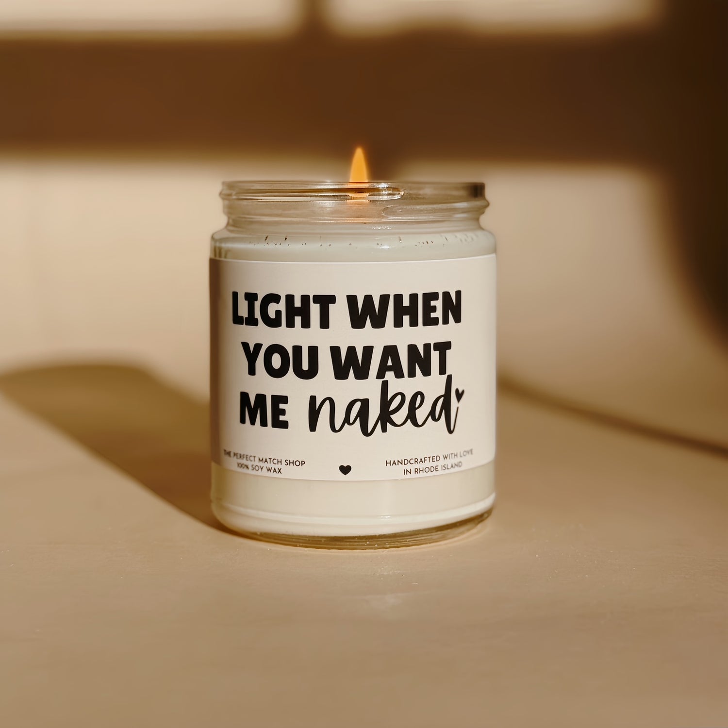 Light when you want me naked