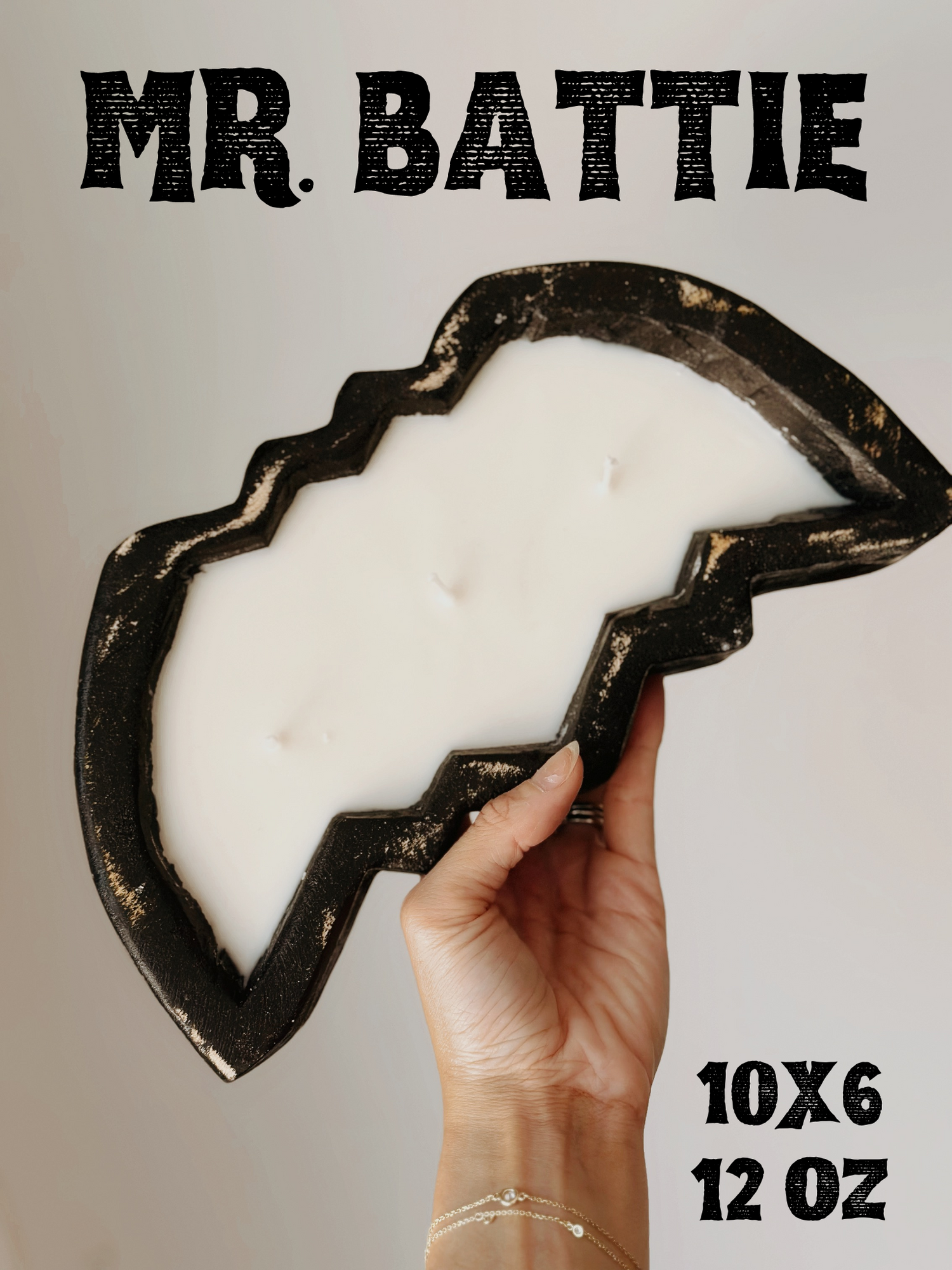 Mr. Battie - Bat Wood Candle
