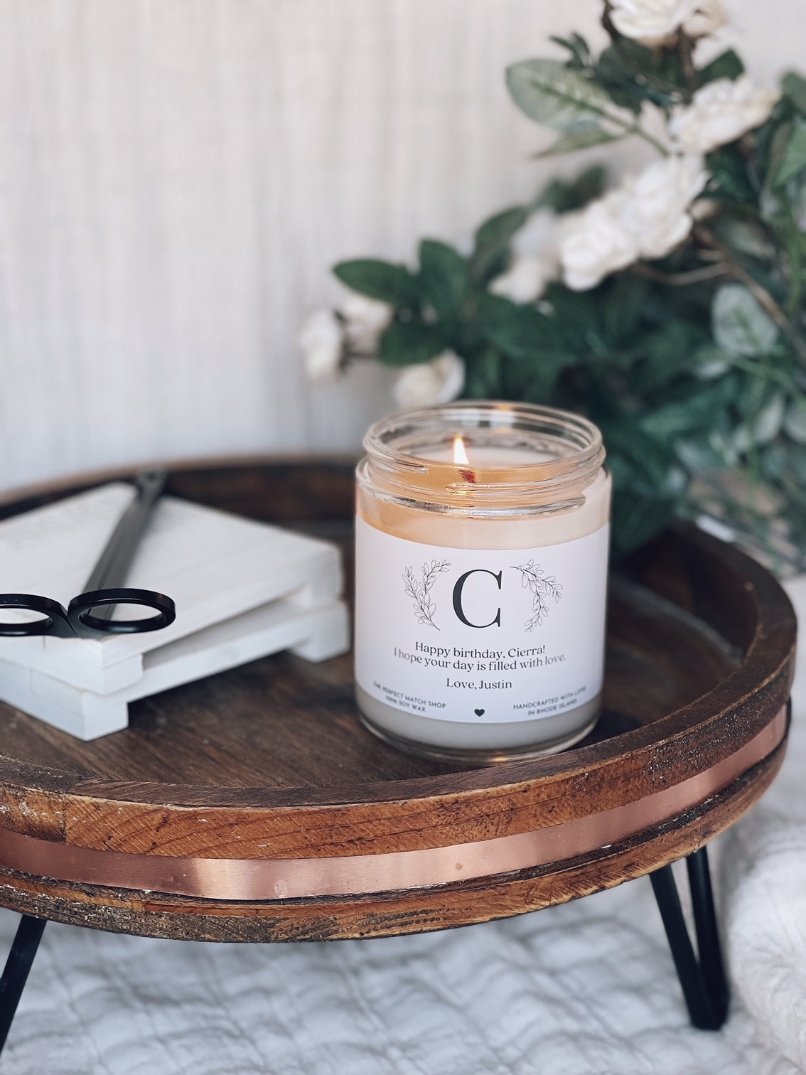 Initial Custom Message Candle